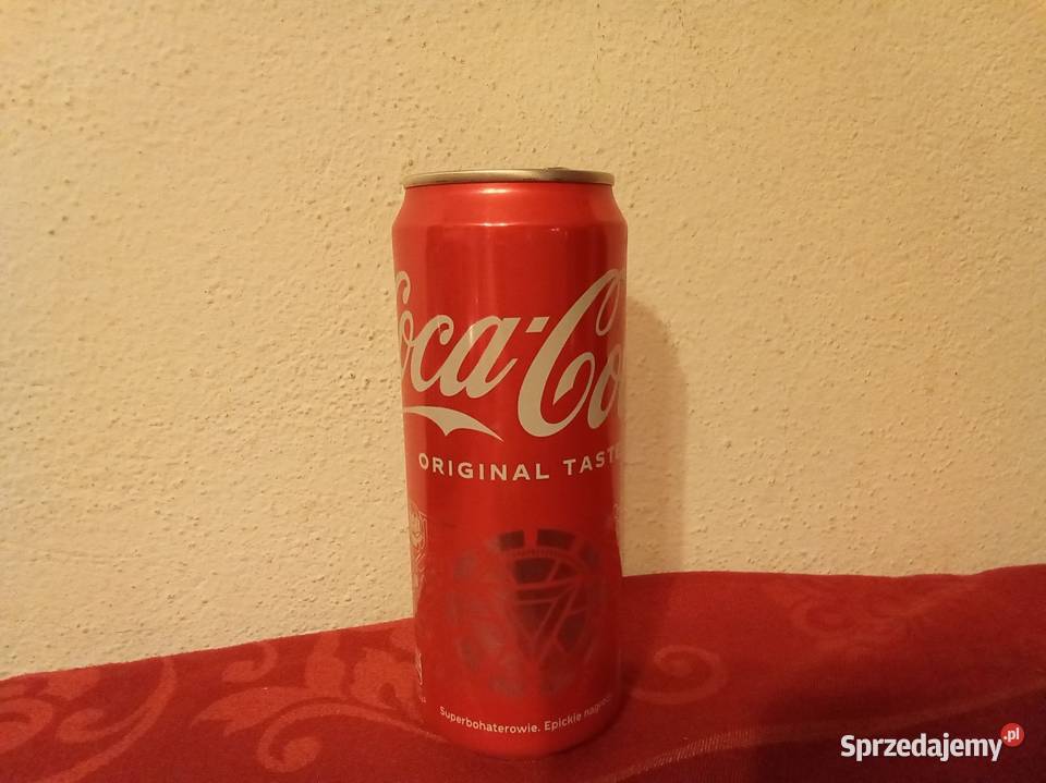 Pusta puszka coca cola avengers Iron man mazowieckie Warszawa