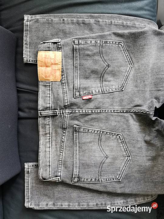 Levis 519 Skinny Fit SZARE W3334 dopasowane NOWE