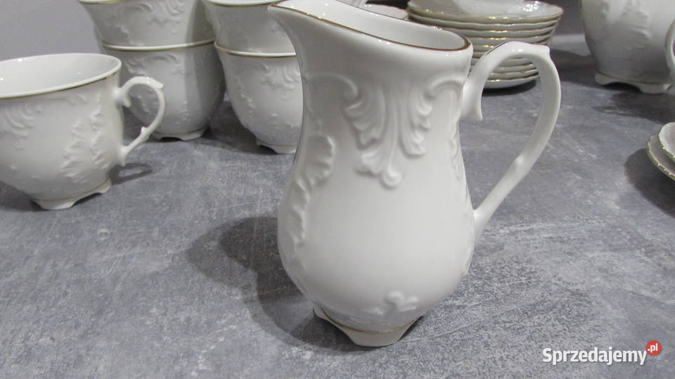 Porcelana Rococo Złota Linia 12 osób Ćmielów Kraków