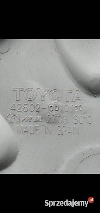 Kołpak 14 Toyota Yaris Aygo Corolla Oryginał Pozostałe kujawsko-pomorskie Włocławek