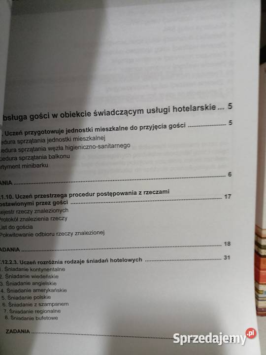 Dokumentacja hotelowa używane podręczniki miękka Warszawa