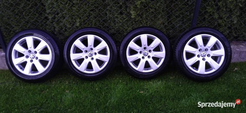 Felgi aluminiowe 5x112 16 opony letnie audi swat Samochodowe Krupniki