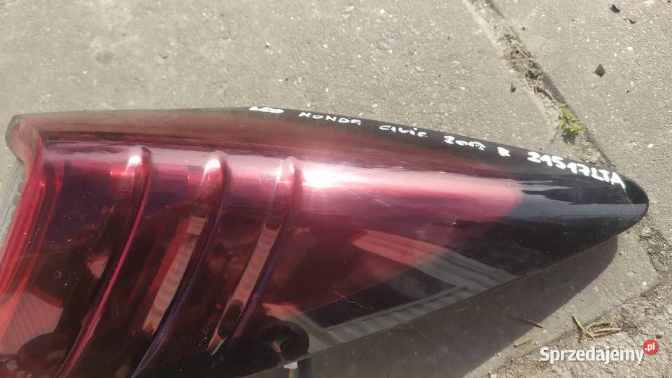 HONDA CIVIC lift 2016 2017 LAMPA TYŁ PRAWA LED dolnośląskie Byków