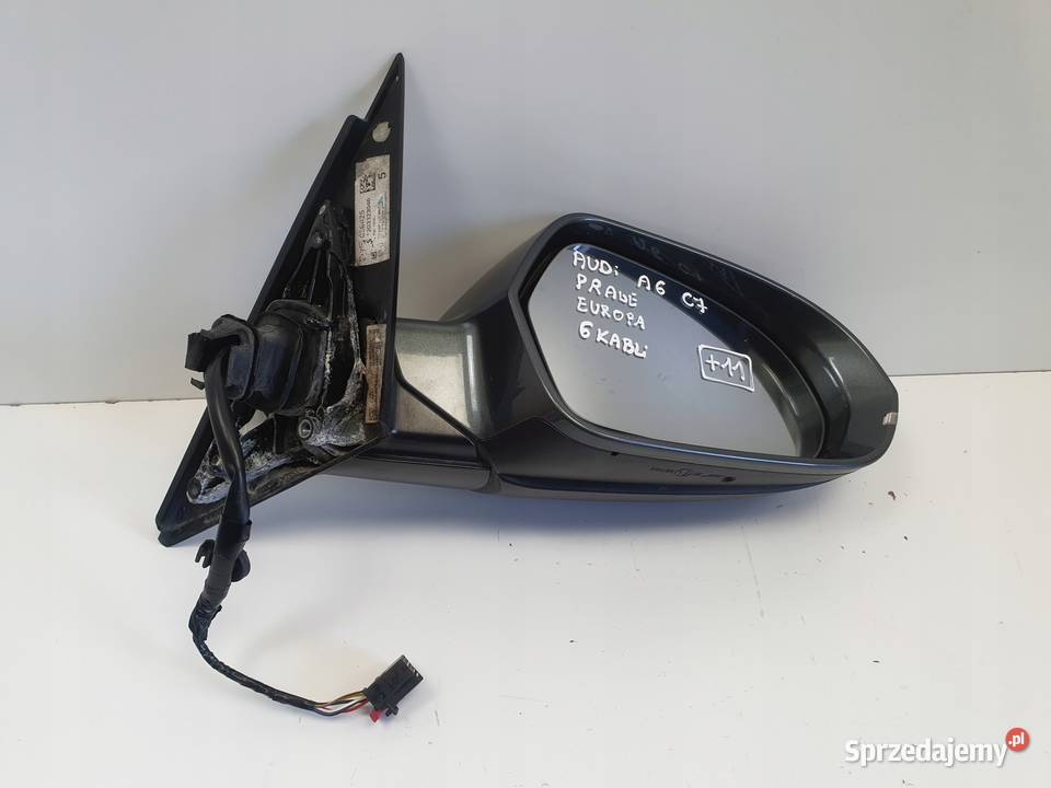 PRAWE LUSTERKO Audi A6 C7 1018r PASAŻERA 6 pin Lusterka zewnętrzne Chełm