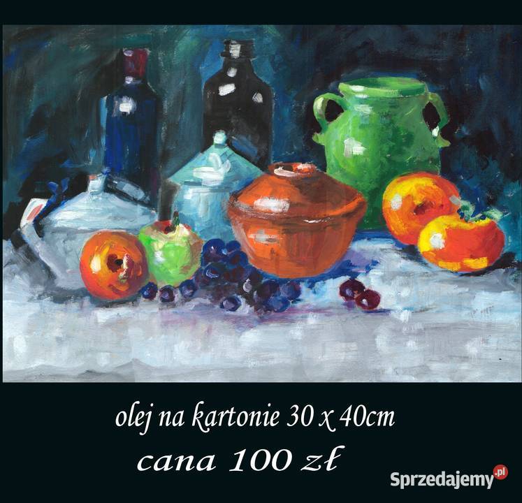 OBRAZ martwa natura akrylolejOWOCE