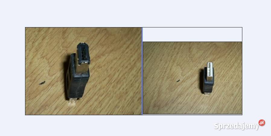 kabel FireWire wtyk gniazdo redukcja adapter Pozostałe Olkusz