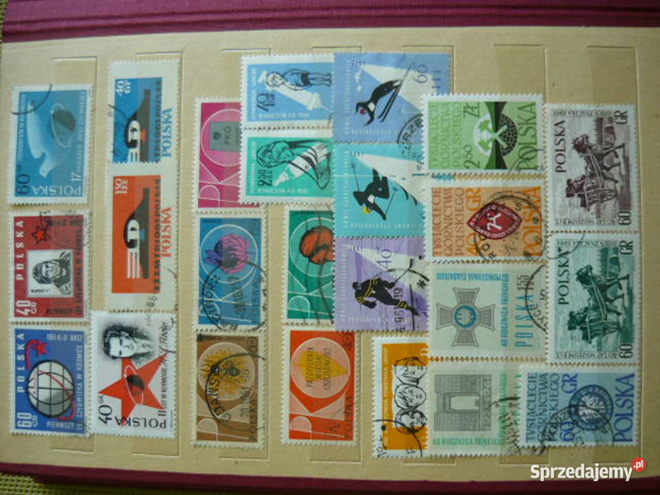 Znaczki rocznik 1961 śląskie Myszków