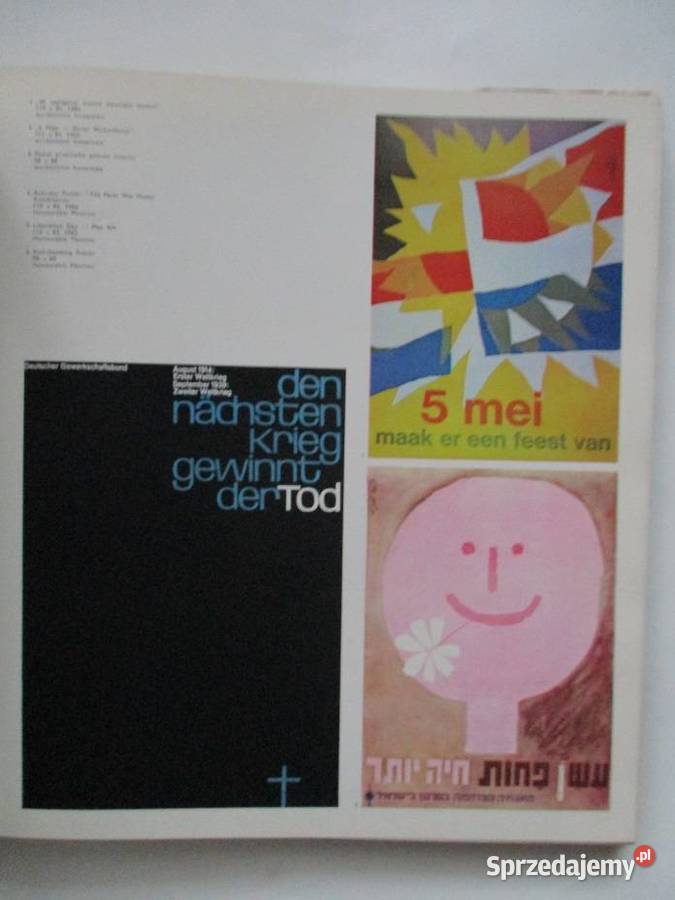 Biennale plakatu 1966 plakat grafika sztuka sztuka i architektura Łódź