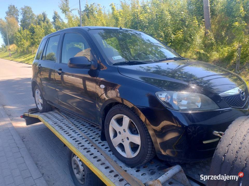 Mazda 2 DY Przedlift 2005r 14 D Srebrna 12R warmińsko-mazurskie