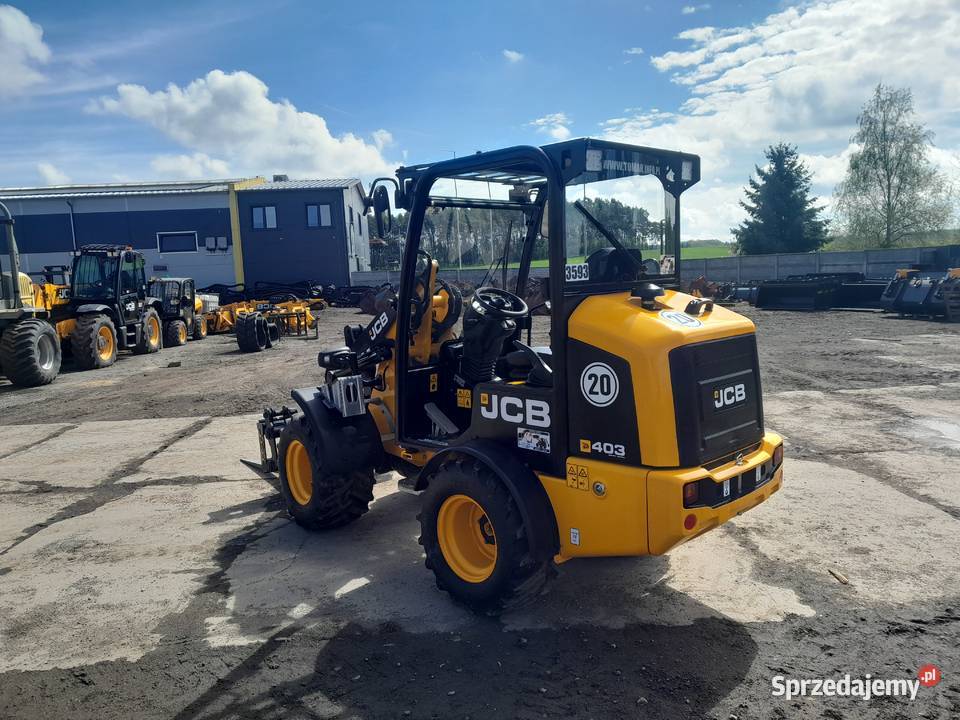 JCB 403 2020R ŁADOWARKA CZOŁOWA PRZEGUBOWA 406 Krotoszyn