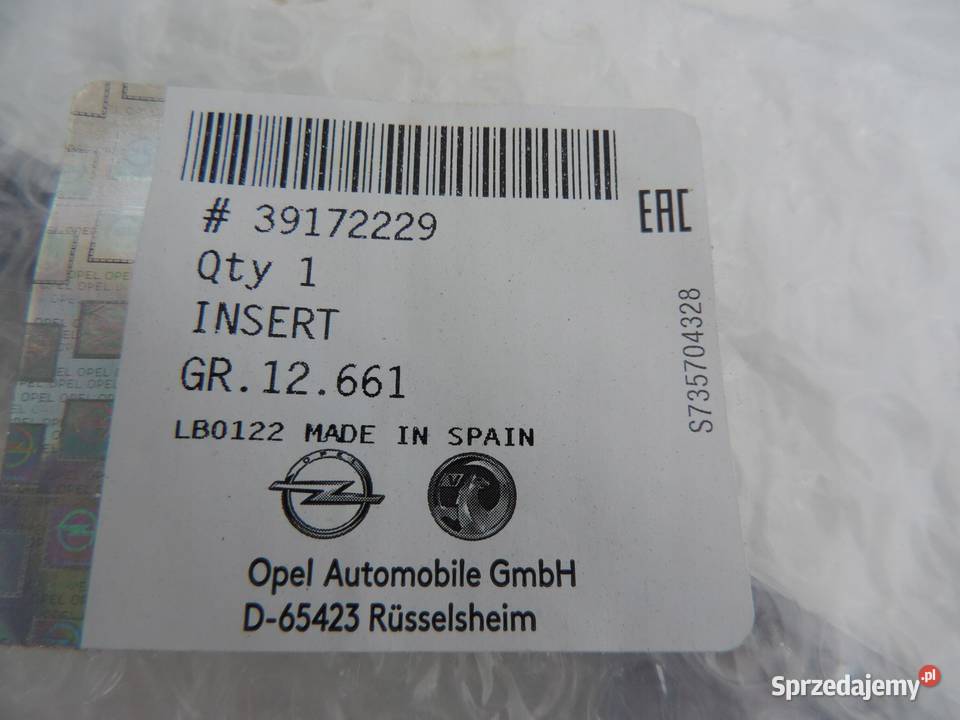 OPEL CROSSLAND LIFT LISTWA CHROM ZDERZAKA NOWA kujawsko-pomorskie sprzedam