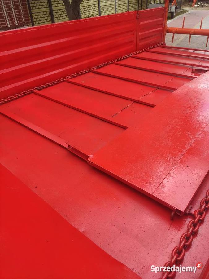 Przyczepka 4 tony rozrzutnik obornika 1 osiowy mazowieckie