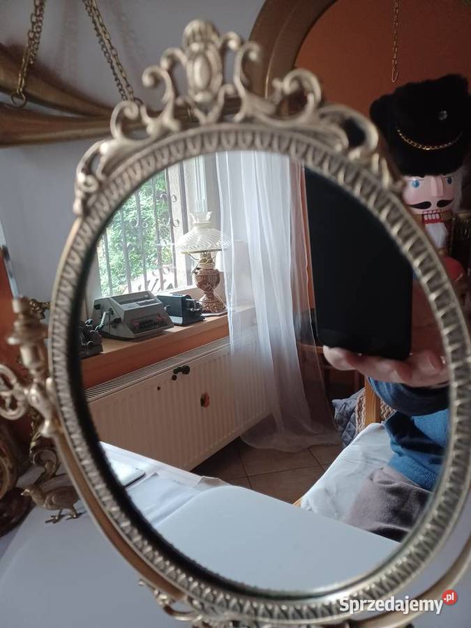 Stojące lustro mosiężne wielkopolskie Poznań