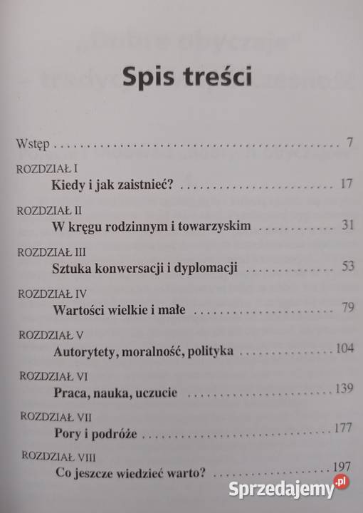 Poradnik dobrych obyczajów mazowieckie Warszawa