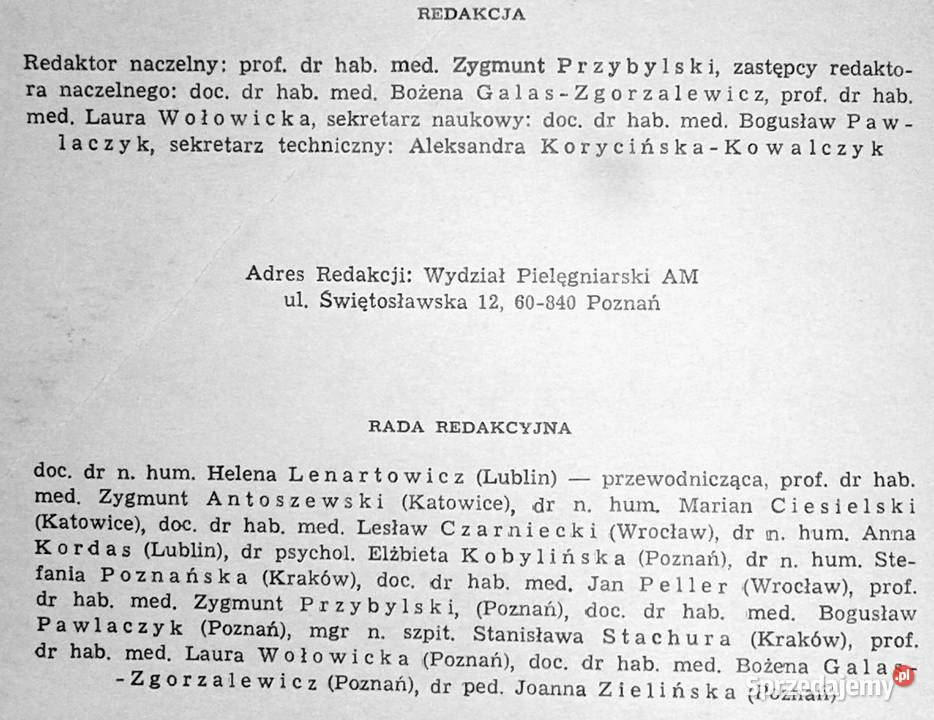 Pielęgniarstwo Polskie Zygmunt Przybylski Chełm