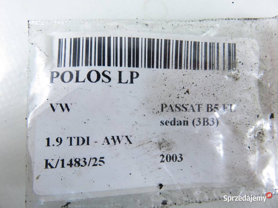 PÓŁOŚ LEWA PRZEDNIA VW PASSAT B5 19 TDI sprzedam