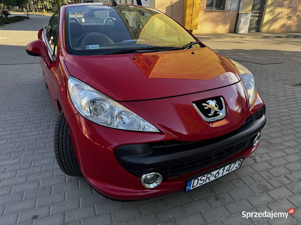 Peugot 207 cc 16 benz kabriolet zarejestrowany Żyrardów
