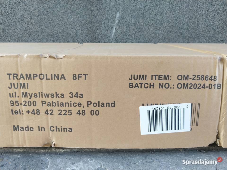 NAJTANIEJ Trampolina z Drabinką 244 z Siatką Wew Plastik  Zabrze sprzedam