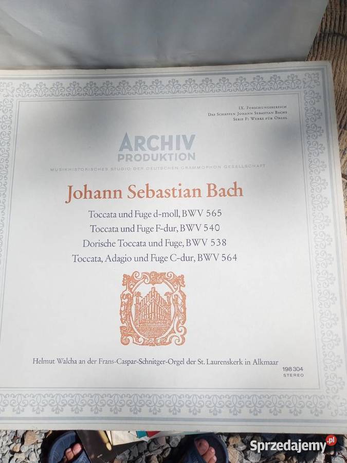 Johann Sebastian Bach płyta winylowa Brzeszcze