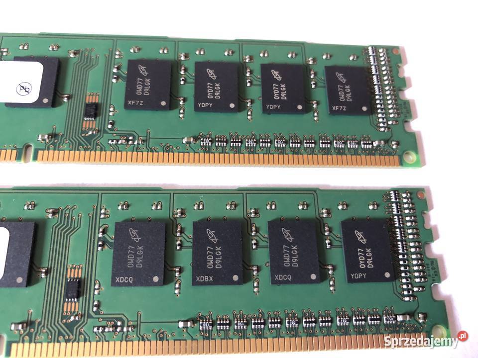 Pamięć Micron Technology 2 x 2GB DDR 3 PC3 śląskie Tychy sprzedam