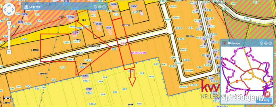 Grunt Gliwice 55000m2 25m