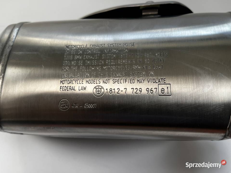 BMW C 600 Sport 1115 K18 Tłumik Wydech Osłona Układ wydechowy Łobżenica