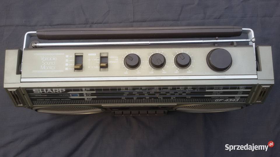SHARP GF4343 Boombox Retro Vintage Radio Oleśnica sprzedam