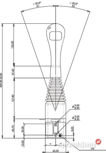 Joystick bez przycisków IMCL60200B Do maszyn uprawowych Kamionna sprzedam