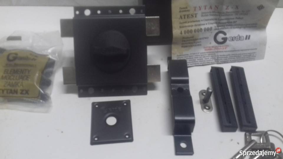 Zamek GERDA Tytan ZX śląskie Sosnowiec