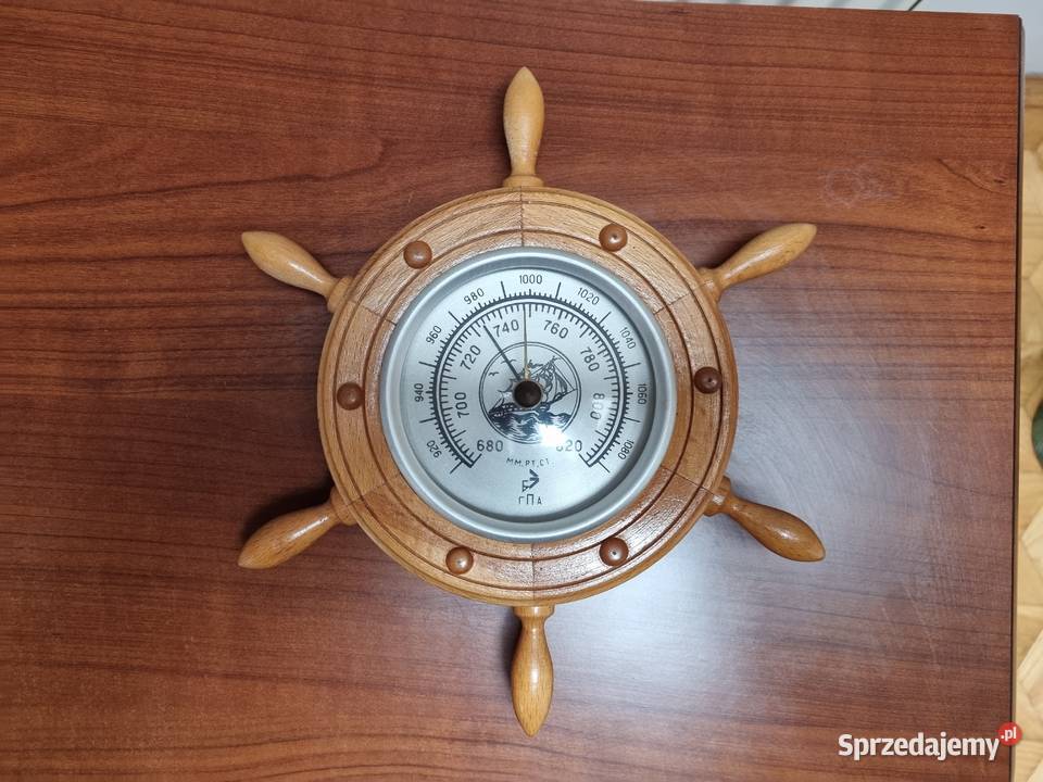 Stary barometr koło sterowe Lublin