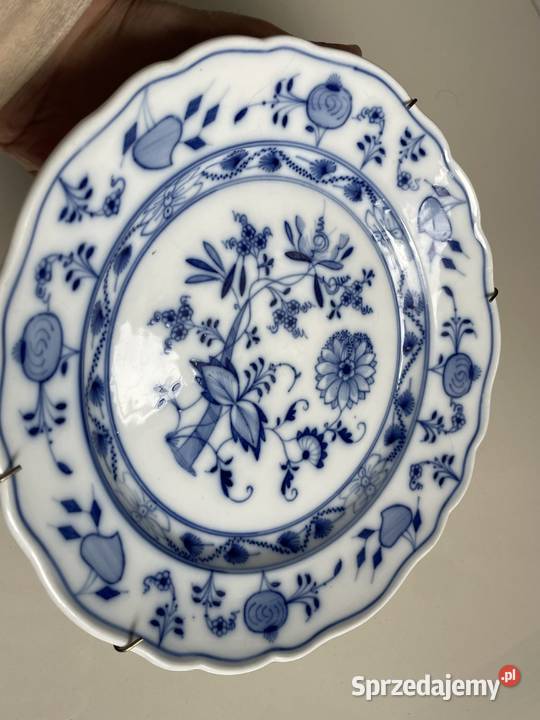 Talerz Meissen Miśnia wzór cebulowy vintage Toruń sprzedam