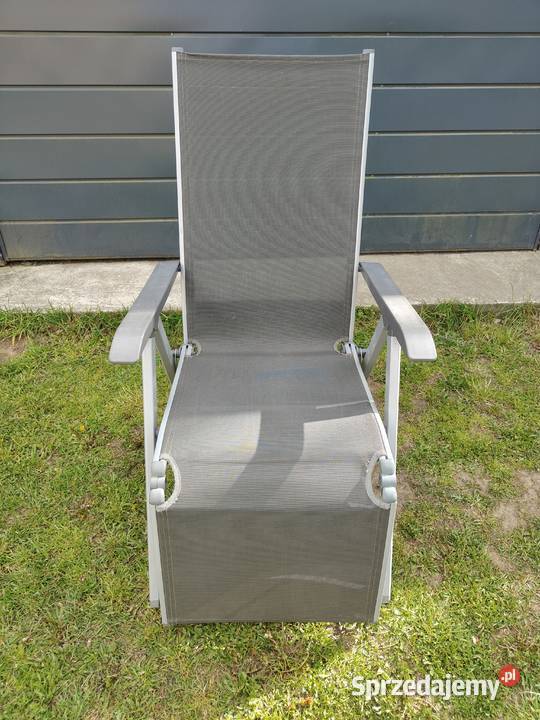 Leżak aluminiowy z siatki Kettler regulowany Aleksandrów Łódzki sprzedam