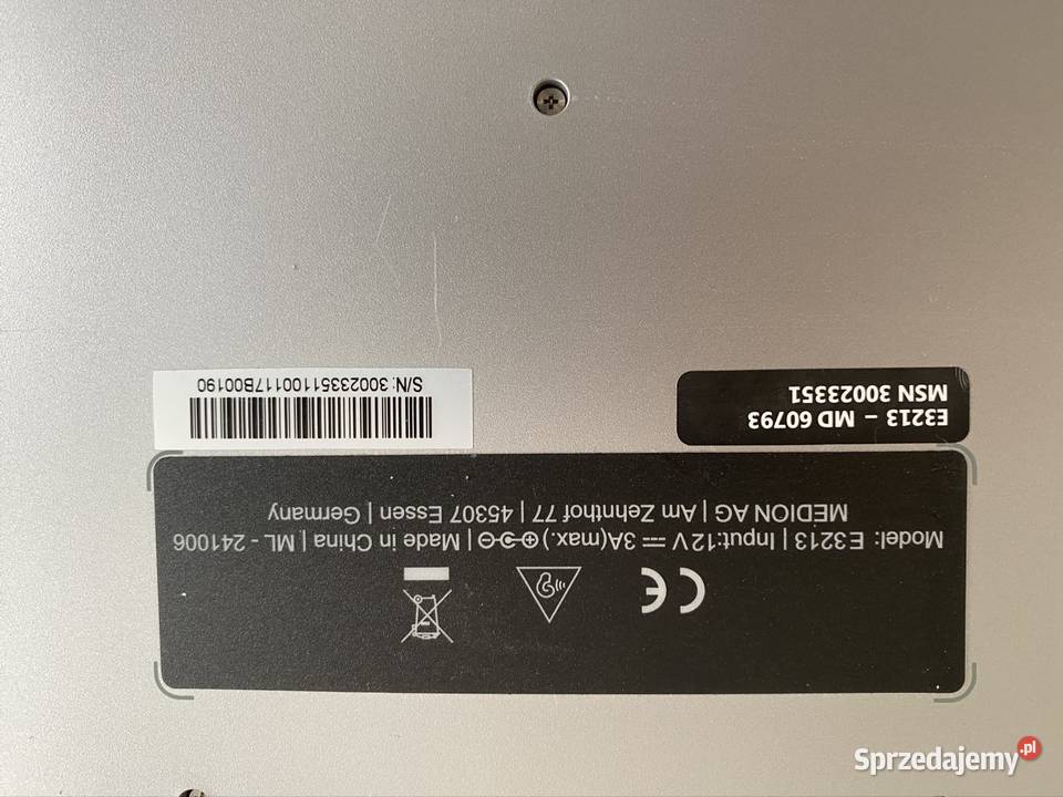 Trzy uszkodzone laptopy Deszczno