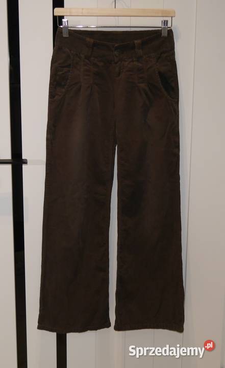 IKKS świetne spodnie biodrówki dzwony 32 XXS Wrocław sprzedam