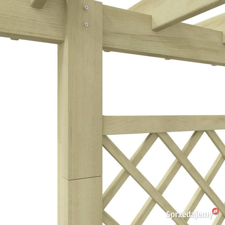 Pergola z donicą 162 x 56 x 204 drewno WM41702 sprzedam