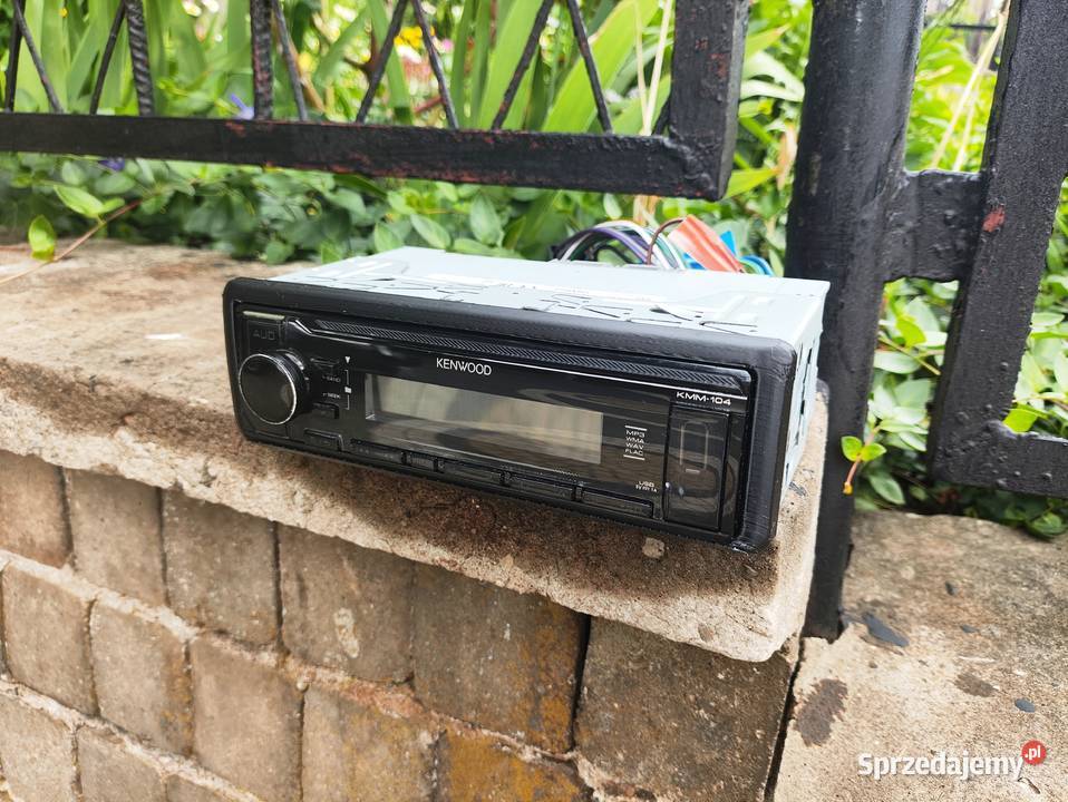 Radio samochodowe 1DIN Kenwood KMM104RY AUXUSB Niegowonice