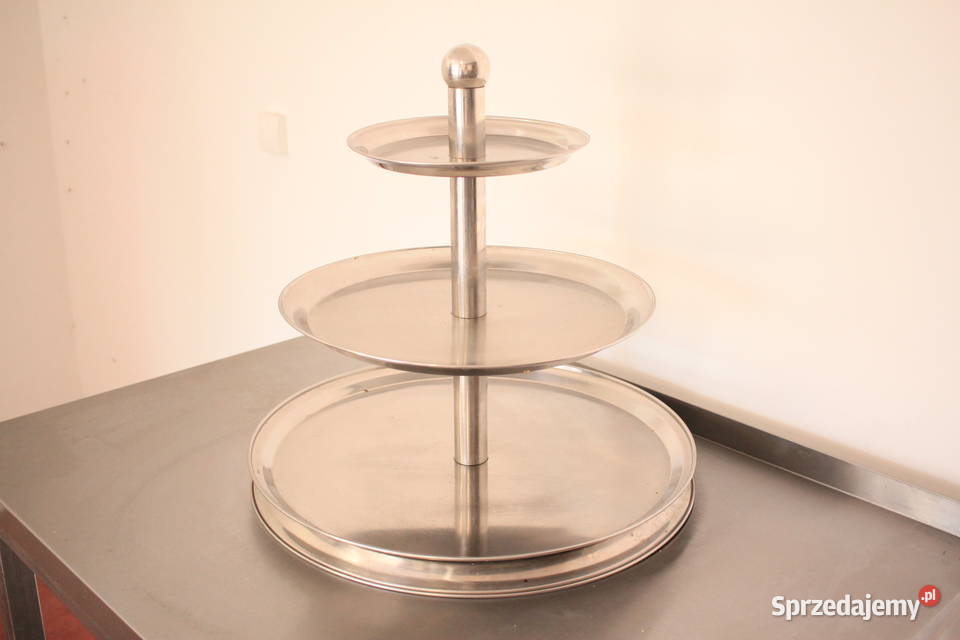 Piękna patera 3 poziomowa aluminiowa Pszczyna