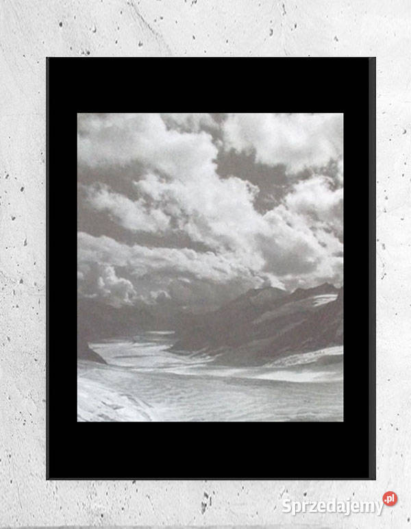 biało czarny pejzaż A4 czarno biały plakat 21x30 Rzeszów