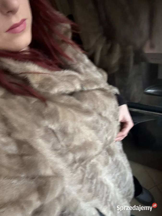 Futro z Norek Beżowe Rewal