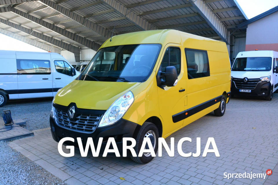 Renault Master brygadowka master 7os L3H2 pełna żółty Warszawa