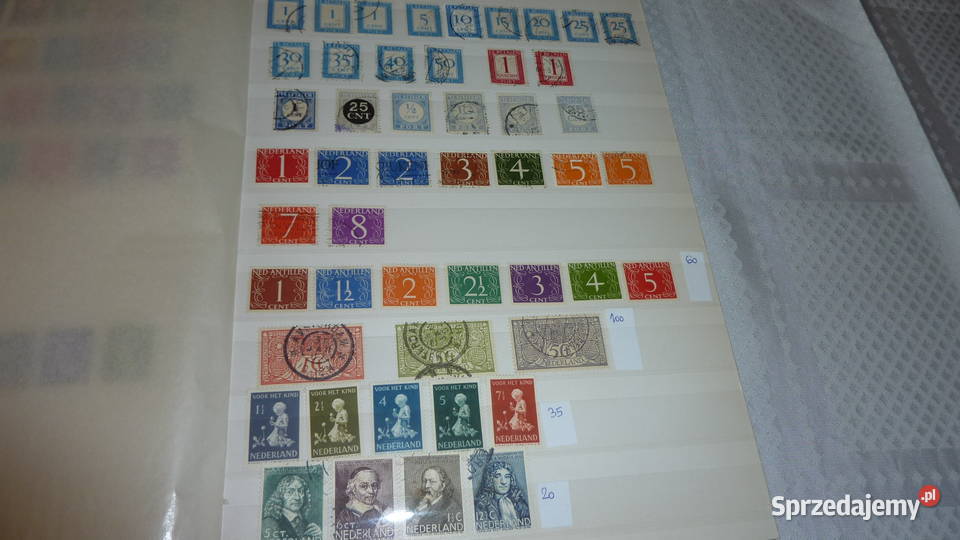 Album starych znaczków Holandia Norwegia Bukowno