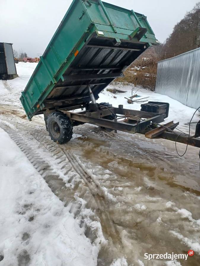 Przyczepa wywrotka jednoosiowa warmińsko-mazurskie Młynary sprzedam