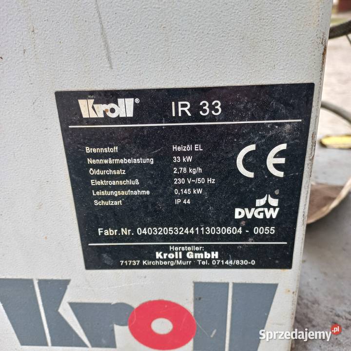 Nagrzewnica KROLL IR33 Nagrzewnice Żabia Wola sprzedam