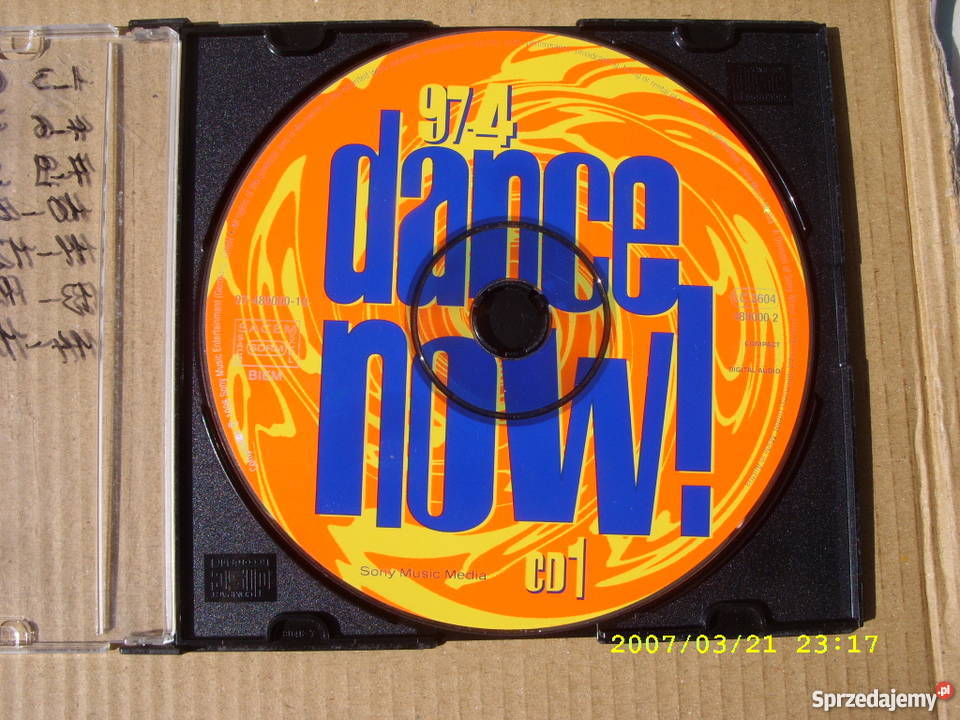 CD DANCE NOW 974 bez okladki SONY MUSIC Płyty i kasety Wołów