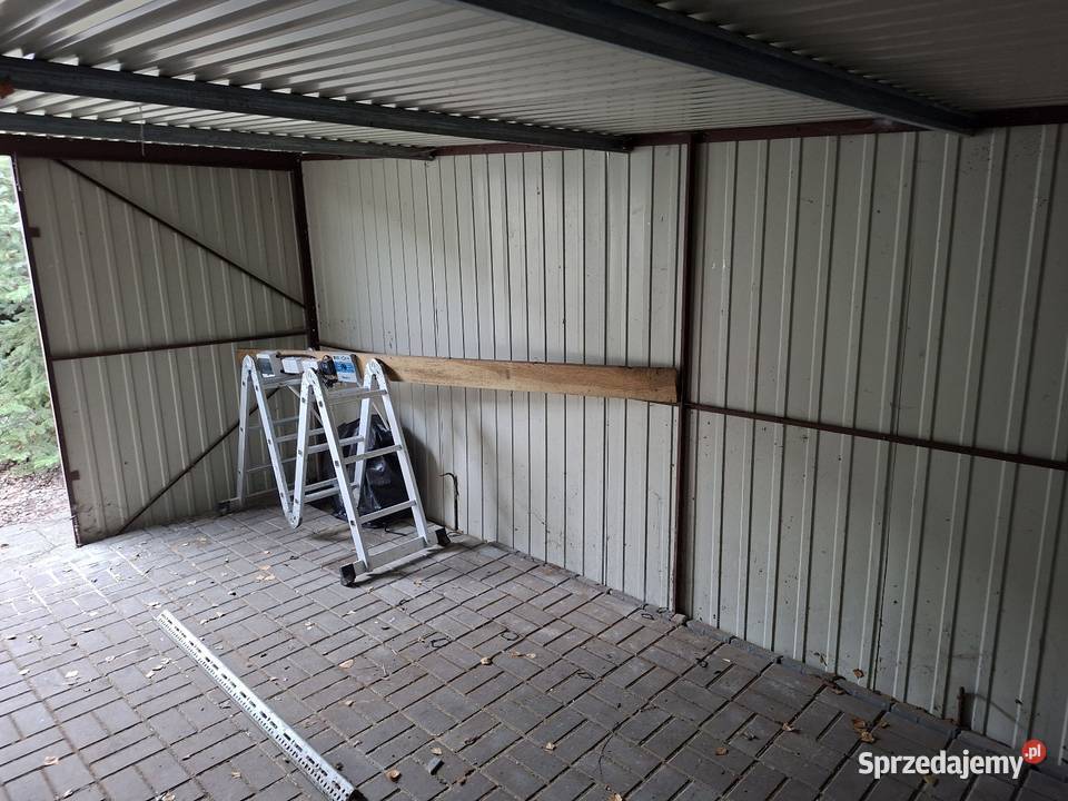Garaż blaszany 3x5m kolor brązowy TRANSPORT Grudziądz