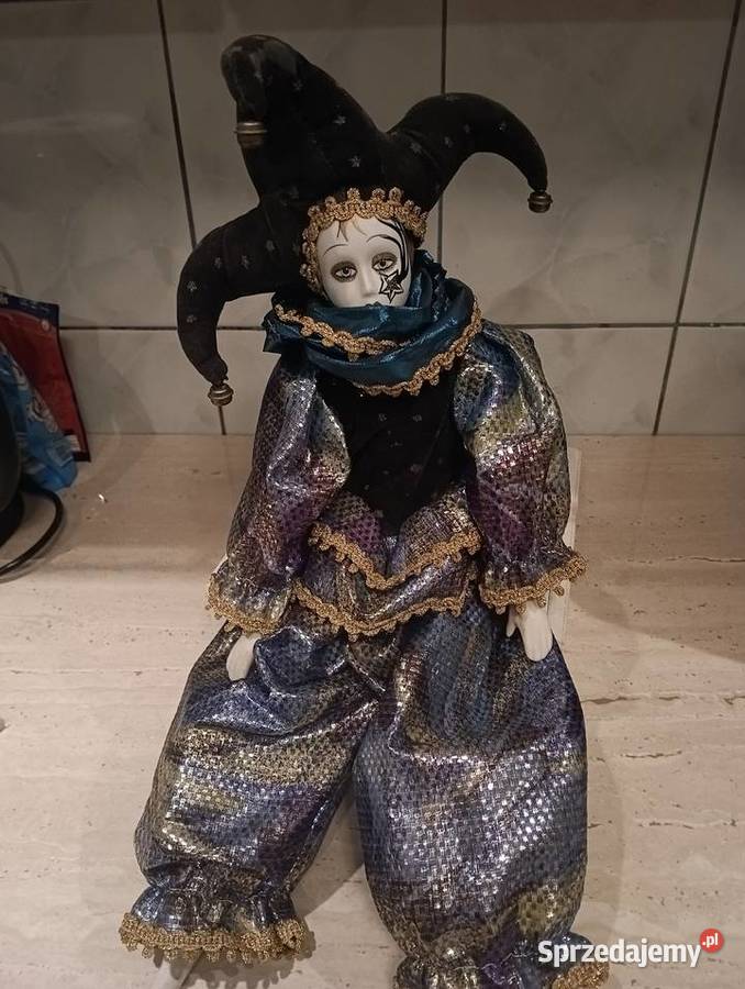Lalka porcelanowa arlekin Sosnowiec