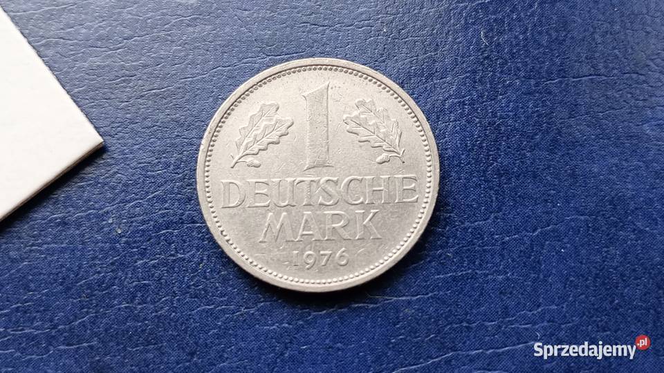 Stare monety 1 marka 1976 G Niemcy Lesko