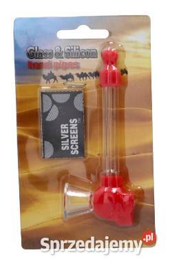 Lufka Szklana Fifka Czaszka z Silikonowymi Ostrowy nad Okszą sprzedam