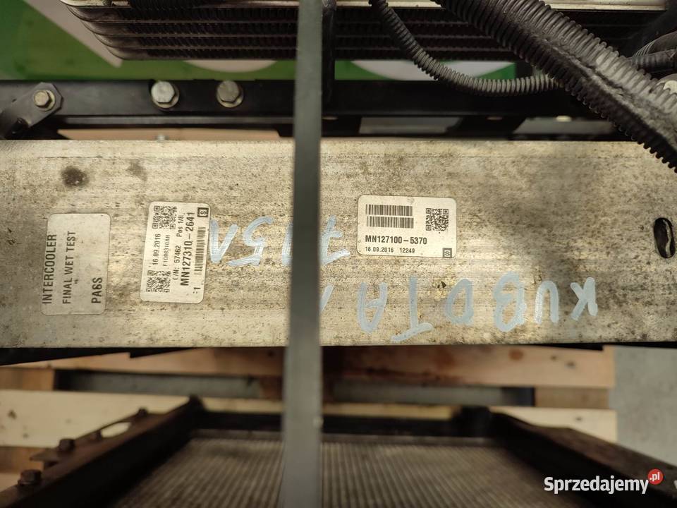 Chłodnica intercoolera Kubota M 7151 8E5770800 wielkopolskie Wilkowo