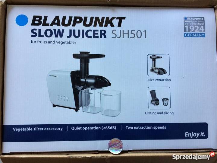 WYCISKARA woloobrotowa BLAUPUNKT SJH501 150W ślimak Brzesko SJH501 Wyciskarka wolnoobrotowa Blaupunkt Centrum